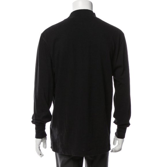 Aimé Leon Dore Black Mock Neck Long Sleeve Sweater Shirt, Size M - Picture 10 of 16